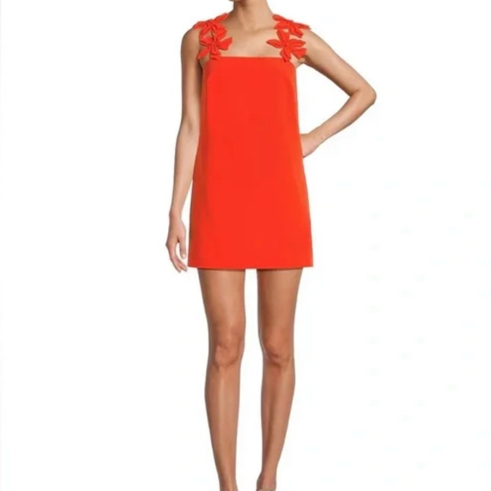 ANTONIO MELANI Bright Orange Mini Dress